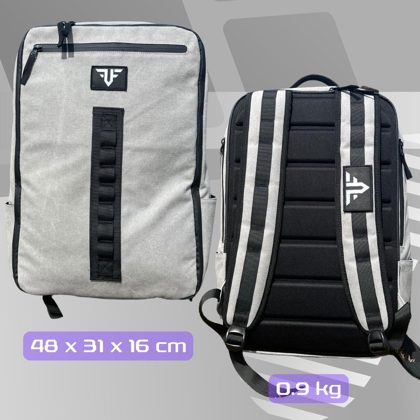 Mochila Cross Training - Loneta Impermeable - Mochila Deporte, Viaje, Cabina Avion, Gimnasio, Trekking - Capacidad de 25L